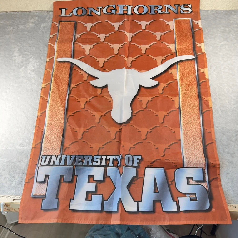 Texas Longhorns Banner Flag University of Texas NCAA College‎ Football Decor
